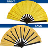 Glitter Gold X-Large Hand Fan