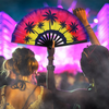 Palm Paradise X-Large Hand Fan