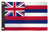 Hawaii 12x18 Inch Boat & Off-Road Whip Flag – Hawaiian State Flag for UTV, SXS, Dune Buggy & Marine Use