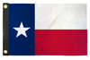Texas 12x18 Inch Boat & Off-Road Whip Flag – Lone Star State Flag for UTV, SXS, Dune Buggy & Marine Use