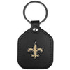 New Orleans Saints Leather Square Key Chains