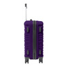 Baltimore Ravens Color Blitz 21-Inch Hard-Shell Carry-On Spinner Luggage with TSA Lock - Purple