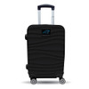 Carolina Panthers Color Blitz 21-Inch Hard-Shell Carry-On Spinner Luggage with TSA Lock - Black