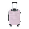 Carolina Panthers Color Blitz 21-Inch Hard-Shell Carry-On Spinner Luggage with TSA Lock - Pink