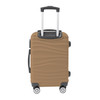 Carolina Panthers Color Blitz 21-Inch Hard-Shell Carry-On Spinner Luggage with TSA Lock - Tan