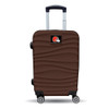 Cleveland Browns Color Blitz 21-Inch Hard-Shell Carry-On Spinner Luggage with TSA Lock - Brown