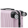 Kansas City Chiefs Color Blitz 21-Inch Hard-Shell Carry-On Spinner Luggage with TSA Lock - Pink