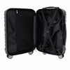 New York Giants Color Blitz 21-Inch Hard-Shell Carry-On Spinner Luggage with TSA Lock - Black