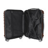 Montreal Canadians Color Blitz 21-Inch Hard-Shell Carry-On Spinner Luggage with TSA Lock - Brown