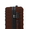 Montreal Canadians Color Blitz 21-Inch Hard-Shell Carry-On Spinner Luggage with TSA Lock - Brown