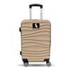 Chicago White Sox Color Blitz 21-Inch Hard-Shell Carry-On Spinner Luggage with TSA Lock - Tan