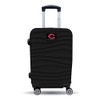 Cincinnati Reds Color Blitz 21-Inch Hard-Shell Carry-On Spinner Luggage with TSA Lock - Black