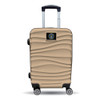 Milwaukee Brewers Color Blitz 21-Inch Hard-Shell Carry-On Spinner Luggage with TSA Lock - Tan