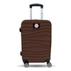 Minnesota Twins Color Blitz 21-Inch Hard-Shell Carry-On Spinner Luggage with TSA Lock - Brown