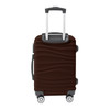 Minnesota Twins Color Blitz 21-Inch Hard-Shell Carry-On Spinner Luggage with TSA Lock - Brown