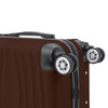 Minnesota Twins Color Blitz 21-Inch Hard-Shell Carry-On Spinner Luggage with TSA Lock - Brown