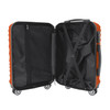 New York Mets Color Blitz 21-Inch Hard-Shell Carry-On Spinner Luggage with TSA Lock - Orange