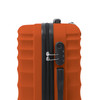 New York Mets Color Blitz 21-Inch Hard-Shell Carry-On Spinner Luggage with TSA Lock - Orange