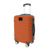 New York Mets Color Blitz 21-Inch Hard-Shell Carry-On Spinner Luggage with TSA Lock - Orange