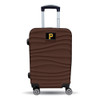 Pittsburgh Pirates Color Blitz 21-Inch Hard-Shell Carry-On Spinner Luggage with TSA Lock - Brown
