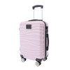 St. Louis Cardinals Color Blitz 21-Inch Hard-Shell Carry-On Spinner Luggage with TSA Lock - Pink