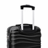 Tampa Bay Rays Color Blitz 21-Inch Hard-Shell Carry-On Spinner Luggage with TSA Lock - Black