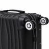 Tampa Bay Rays Color Blitz 21-Inch Hard-Shell Carry-On Spinner Luggage with TSA Lock - Black