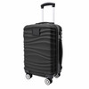 Tampa Bay Rays Color Blitz 21-Inch Hard-Shell Carry-On Spinner Luggage with TSA Lock - Black