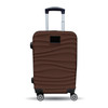 Tampa Bay Rays Color Blitz 21-Inch Hard-Shell Carry-On Spinner Luggage with TSA Lock - Brown