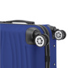 Texas Rangers Color Blitz 21-Inch Hard-Shell Carry-On Spinner Luggage with TSA Lock - Blue