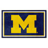 Michigan Wolverines 4ft. x 6ft. Plush Area Rug A