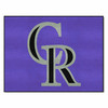 Colorado Rockies All-Star Rug - 34 in. x 42.5 in. CR Primary Cap Logo