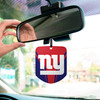 New York Giants Air Freshener 2-pk Giants Primary Logo Dark Blue