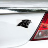 Carolina Panthers Molded Chrome Plastic Emblem Panther Head Primary Logo