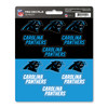 Carolina Panthers Mini Decal 12-pk 12 Various Logos / Wordmark Blue & Black
