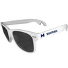 Michigan Wolverines Beachfarer Bottle Opener Sunglasses, White