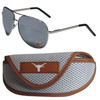 Texas Longhorns Aviator Sunglasses and Sports Case