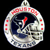 Houston Texans Carved Metal Key Chain
