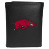 Arkansas Razorbacks Leather Tri-fold Wallet, Large Logo