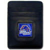 Boise St. Broncos Leather Money Clip/Cardholder Packaged in Gift Box