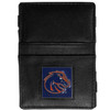 Boise St. Broncos Leather Jacob's Ladder Wallet