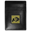 Colorado Buffaloes Leather Money Clip/Cardholder