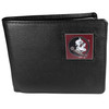 Florida St. Seminoles Leather Bi-fold Wallet Packaged in Gift Box