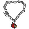 Louisville Cardinals Charm Chain Bracelet
