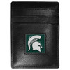 Michigan St. Spartans Leather Money Clip/Cardholder Packaged in Gift Box