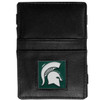 Michigan St. Spartans Leather Jacob's Ladder Wallet