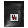 Oklahoma Sooners Leather Money Clip/Cardholder