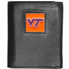 Virginia Tech Hokies Deluxe Leather Tri-fold Wallet