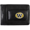 Washington Huskies Leather Cash & Cardholder