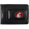 Washington St. Cougars Leather Cash & Cardholder